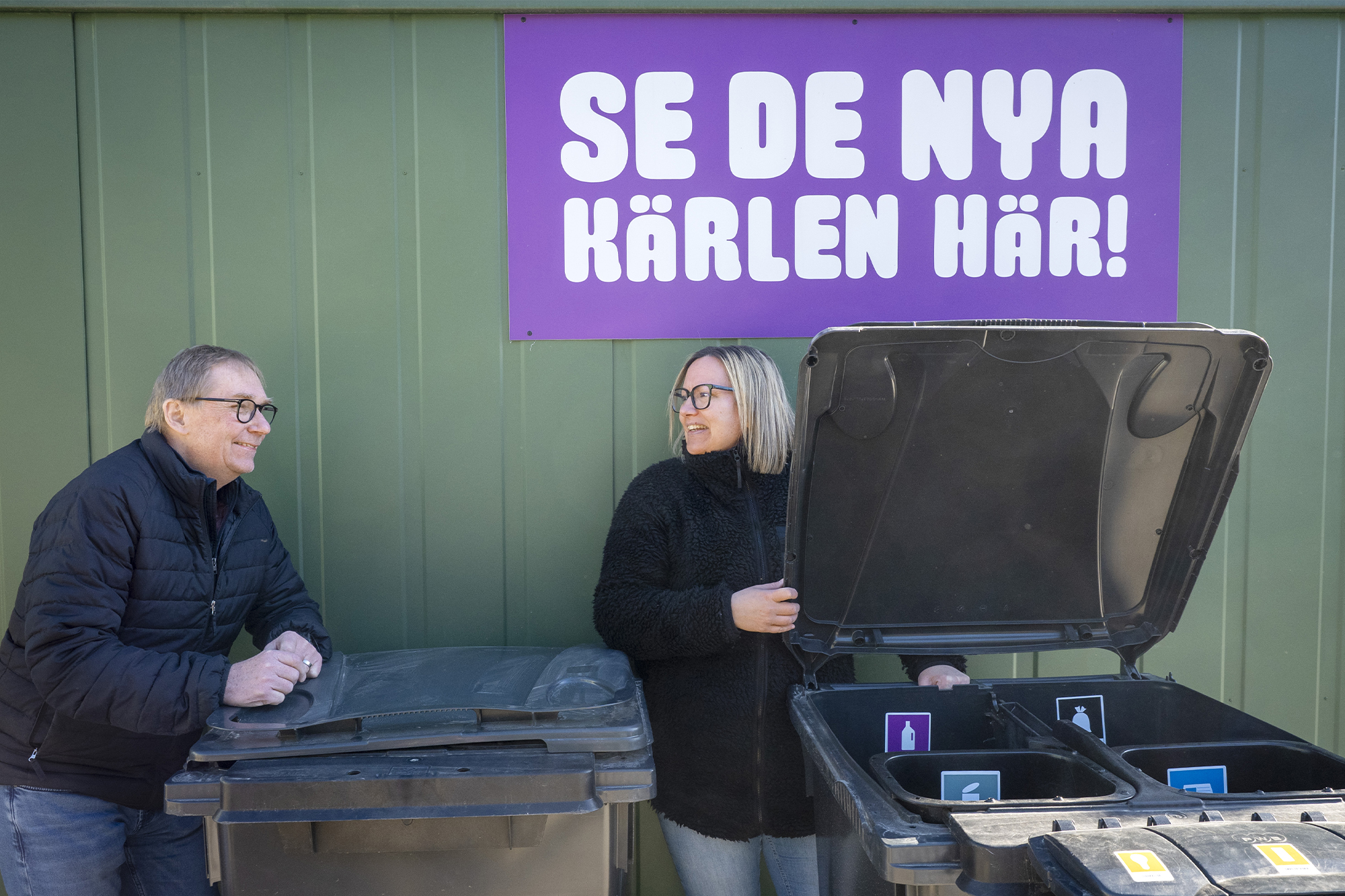 Nya sorteringskärl presenteras för enklare sophantering